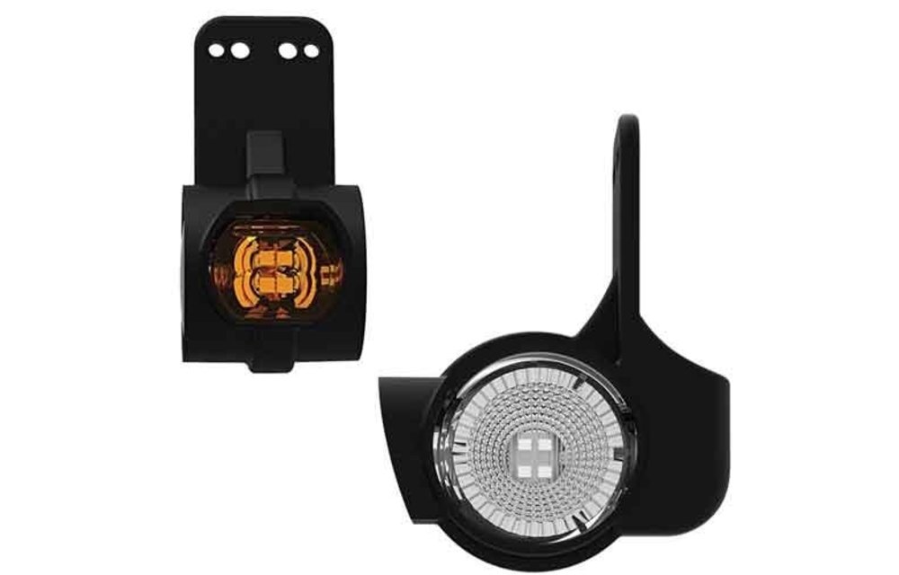 Rechts | LED Begrenzungsleuchte | kurzer Griff | 12-36V | 1,5mm2 Anschluss