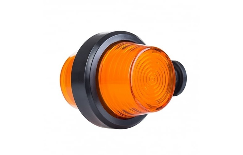 LED-Pendelleuchte gelb, kurzer Griff und mattierte Linse | 12-24V