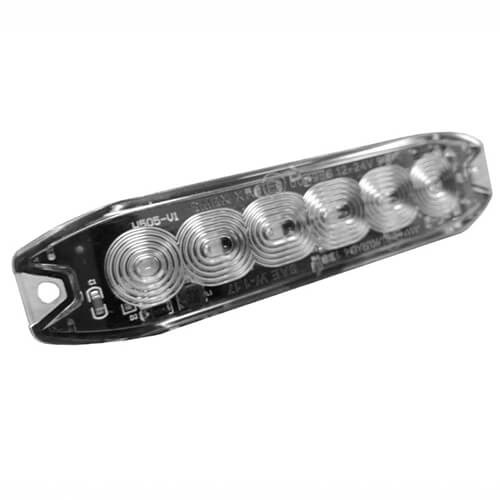 LED Autolamps R65 Slimline LED-Blitz 6 LEDs gelb