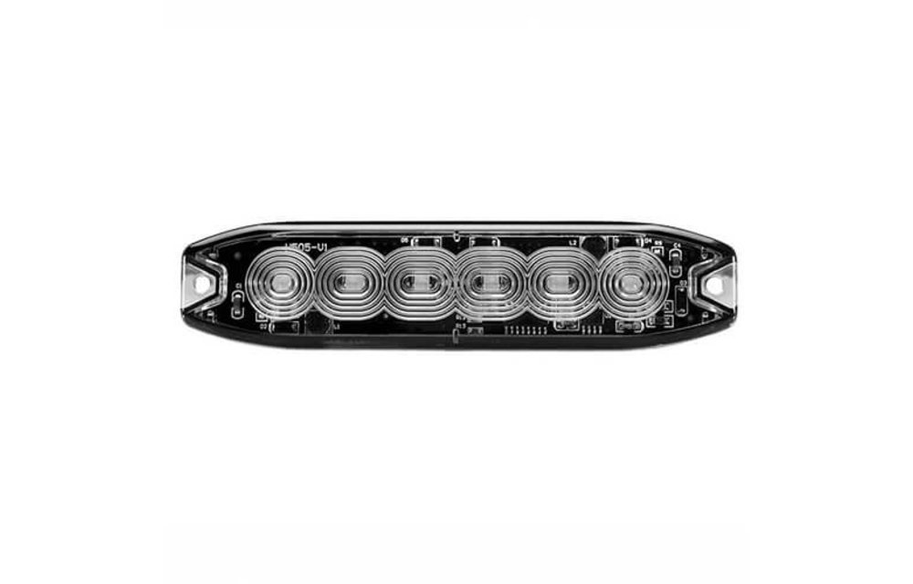R65 Slimline LED-Blitz 6 LEDs gelb | 10-30V |
