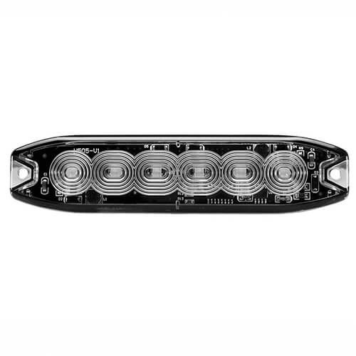 LED Autolamps R65 Slimline LED-Blitz 6 LEDs gelb