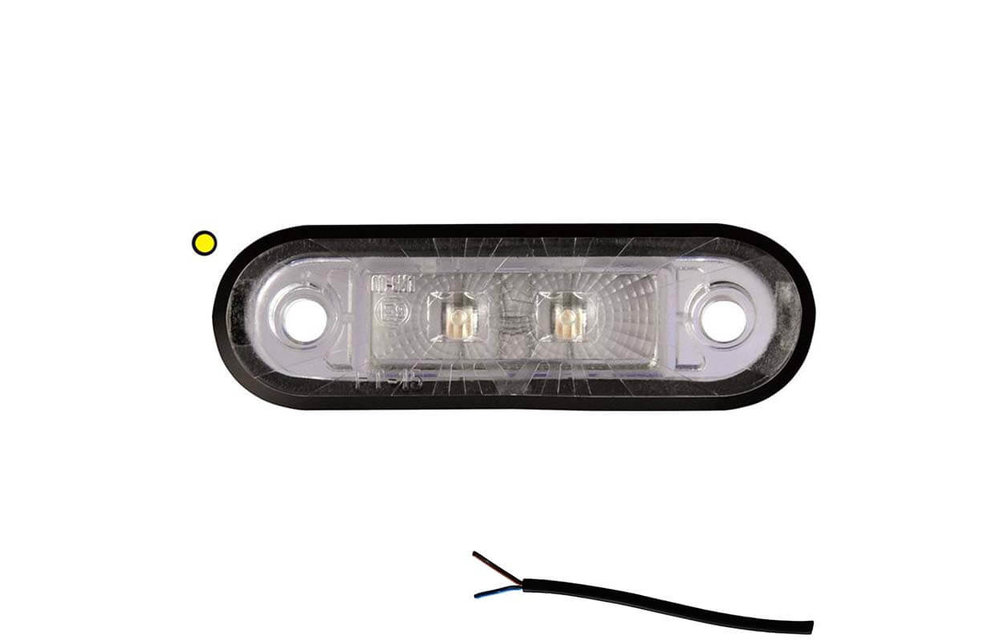 LED Umrissleuchte gelb | 12-24V | 50cm. Kabel