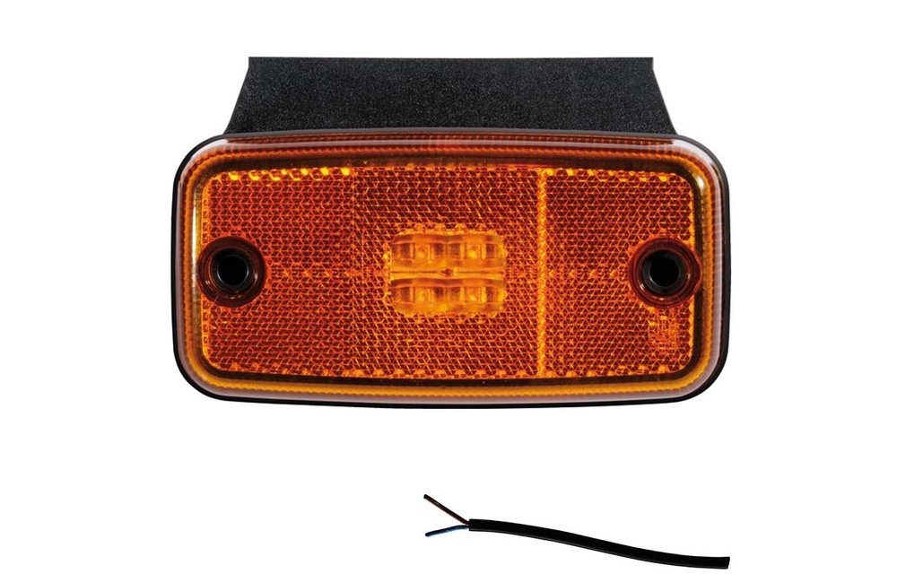 LED Umrissleuchte gelb | 12-24V | 50cm. Kabel