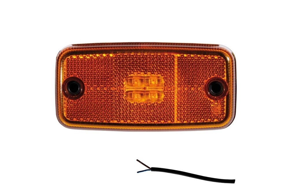 LED Umrissleuchte gelb | 12-24V | 50cm. Kabel