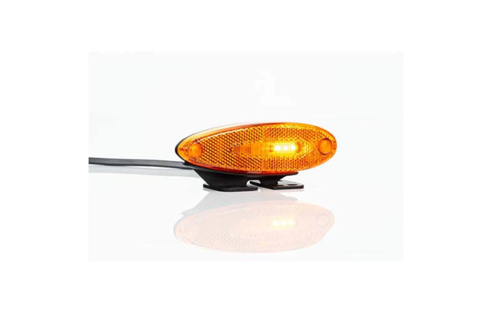 LED Umrissleuchte gelb | 12-24V | 50cm. Kabel