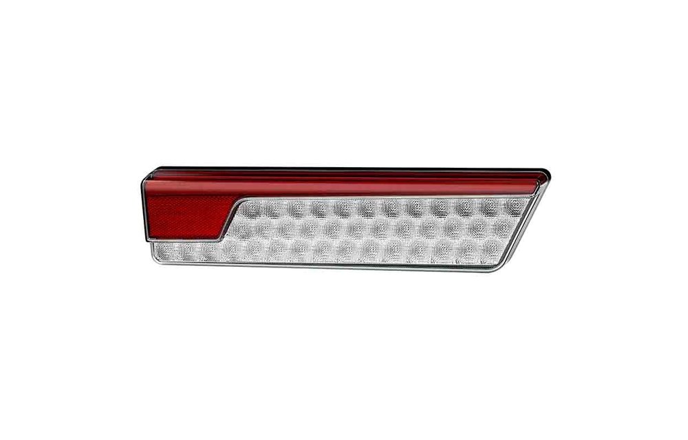 LED-Neon-Chrom-Rücklicht rechts mit dynamischer Blinkleuchte12/24v