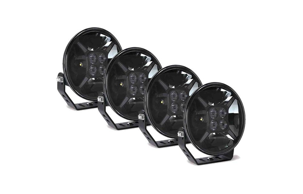 Set (4 Stück) Tagfahrlicht Scheinwerfer LED mit 12.000 Lumen 9-36V