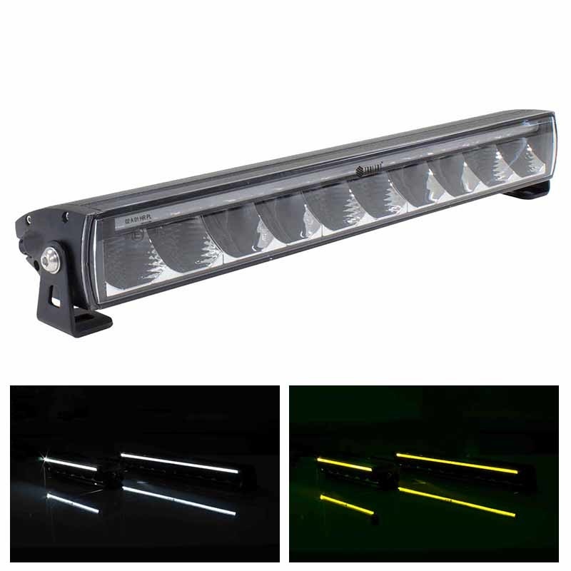 LED Lightbar gelb/weißes Tagfahrlicht. 9500lm / 9-36v / IP69K