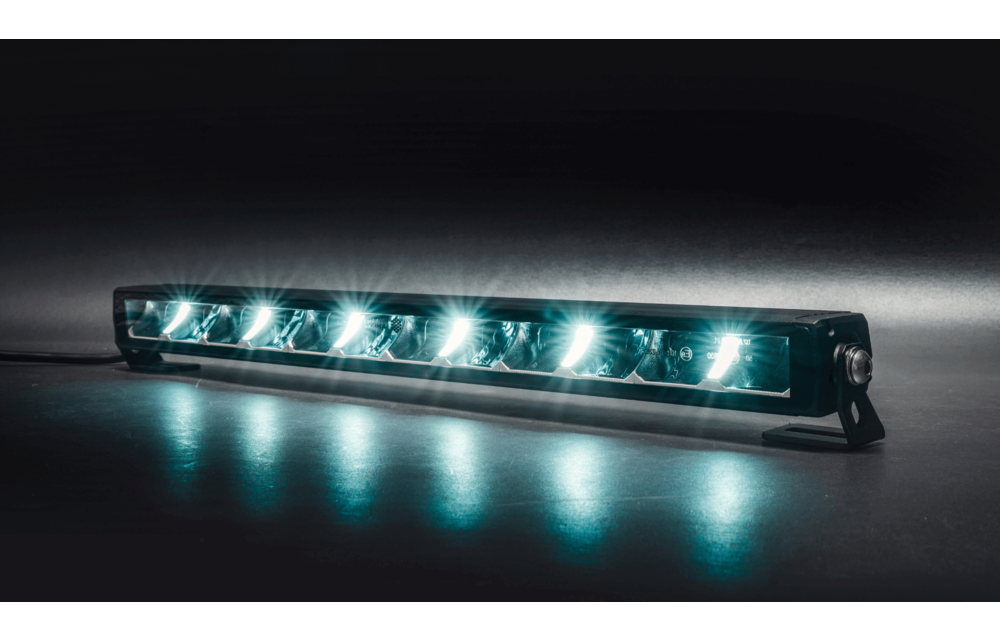 TRALERT® LED Lightbar gelb/weißes Tagfahrlicht. 9.600lm / 9-36v / IP69K -  Vehiclelightshop