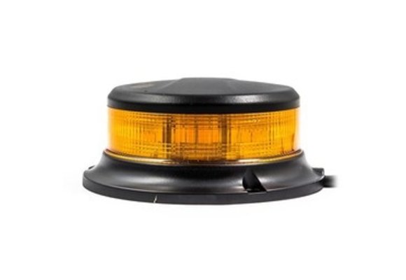 LED Rundumleuchte orange 10 bis 24 Volt mit Magnetfuß und Saugnapf