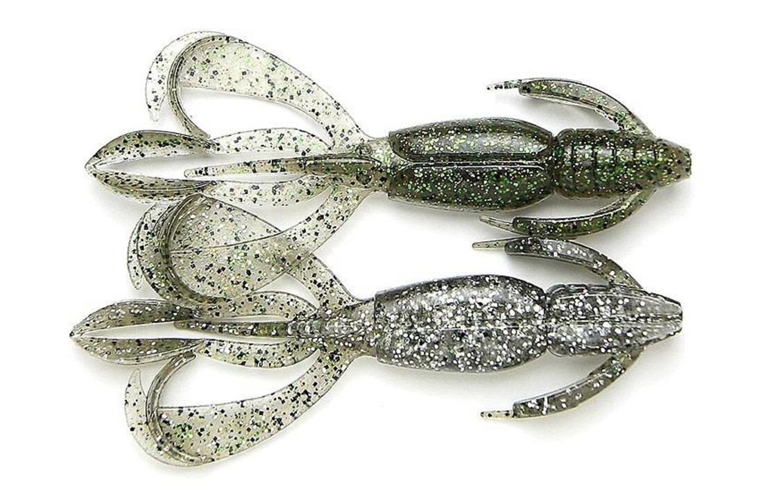 CRAZY FLAPPER 7 CM 2.8" SILVER FLASH CRAW