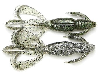 CRAZY FLAPPER 7 CM 2.8" SILVER FLASH CRAW