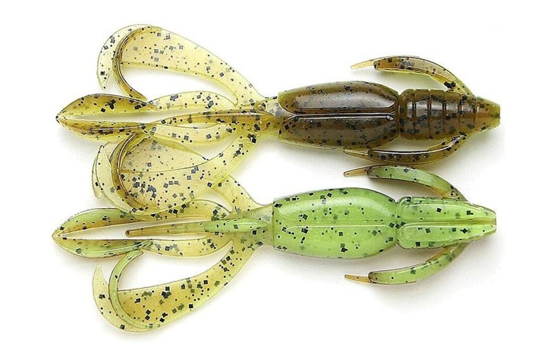 CRAZY FLAPPER 9 CM 3.6" GREEN PUMPKIN CHARTREUSE