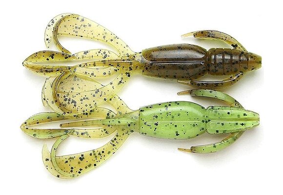 CRAZY FLAPPER 9 CM 3.6" GREEN PUMPKIN CHARTREUSE