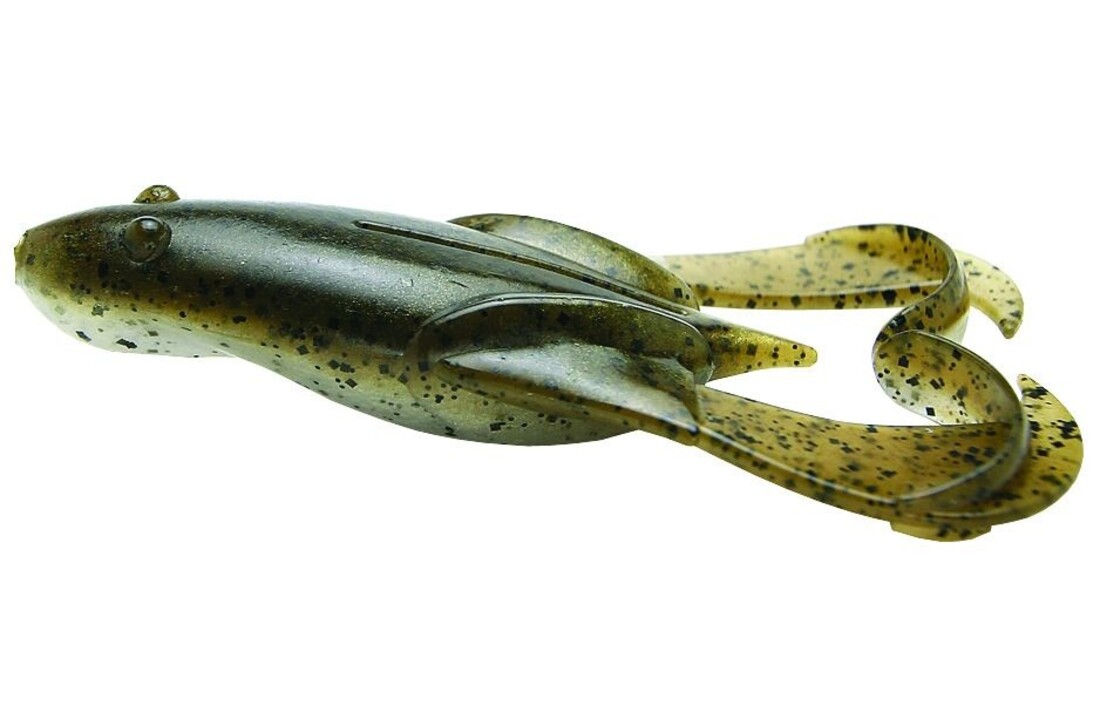 NOISY FLAPPER 8.5 CM GREEN PUMPKIN FROG