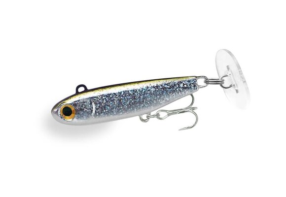 POWERTAIL 30MM SLOW 2.4 GRAM SILVER GLITTER