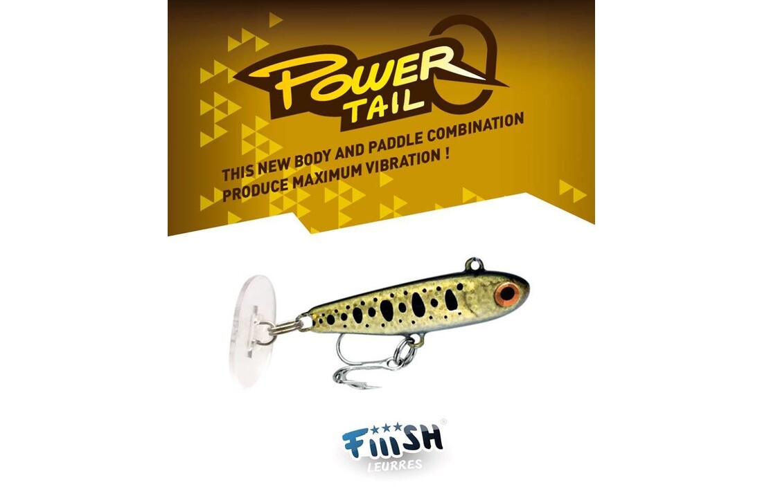 POWERTAIL 30MM SLOW 2.4 GRAM NATURAL TROUT