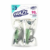 CRAZY SAND EEL 150 JIGHEAD PEARL GREEN DEEP 30 GRAM P/2