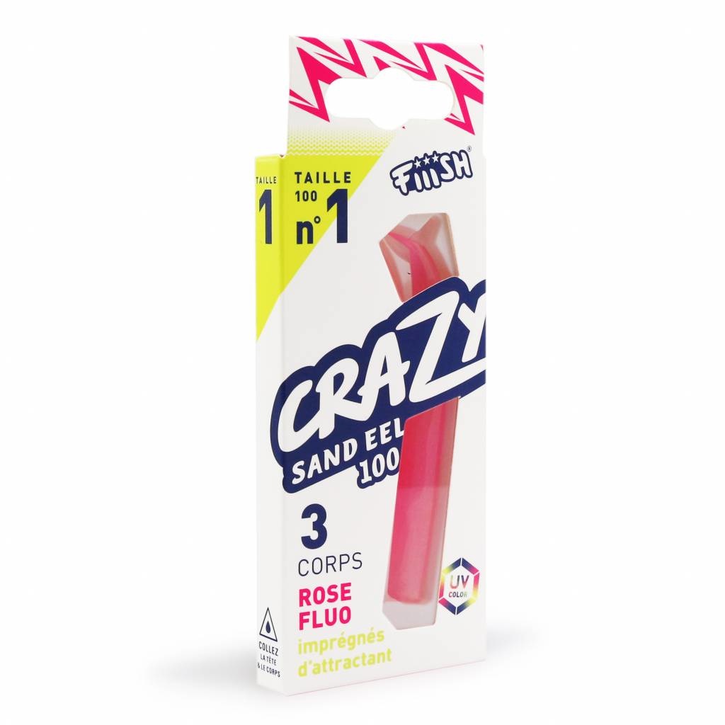 CRAZY SAND EEL 3 BODIES FLUO PINK