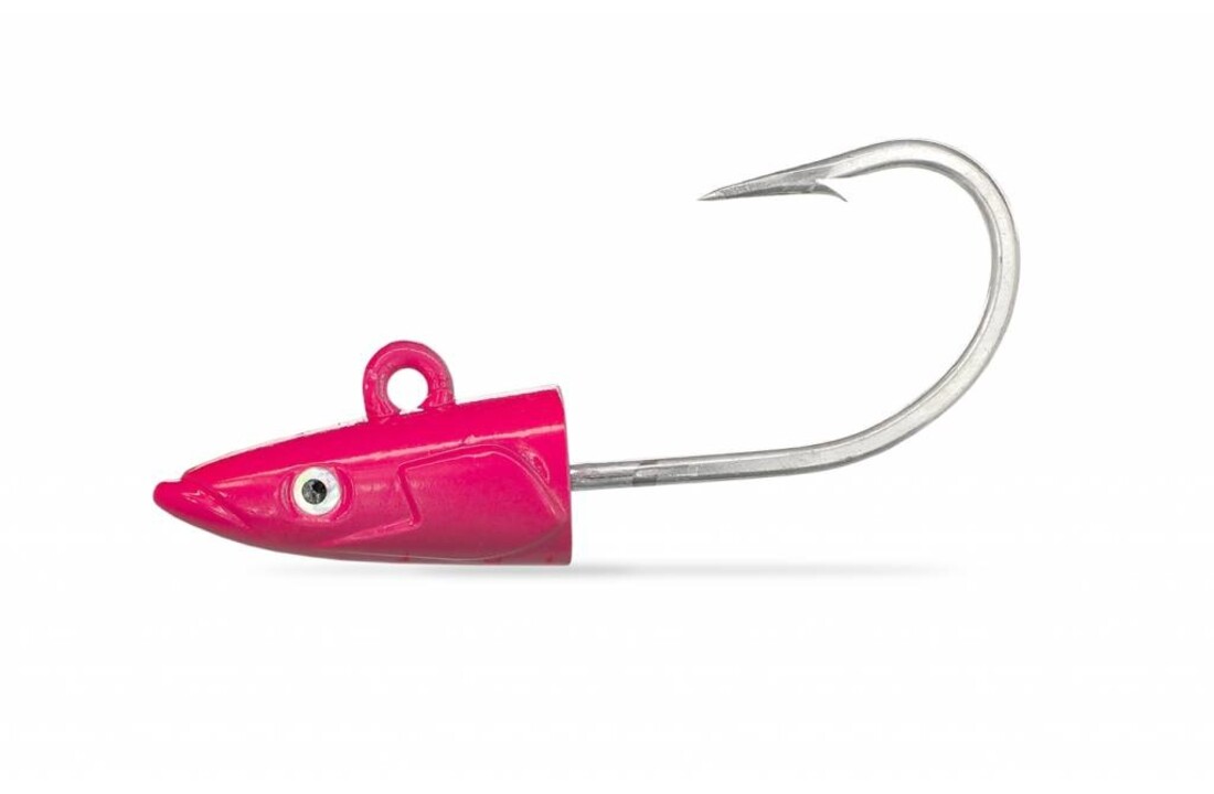 CRAZY SAND EEL 220 X-STRONG 60GR JIG HEAD FLUO PINK