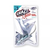 CRAZY SAND EEL 220 X-STRONG 90GR JIG HEAD PEARL BLUE