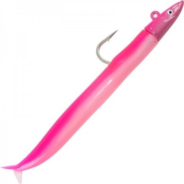 CRAZY SAND EEL 220 COMBO X-STRONG FLUO PINK + 70GR JIG HEAD