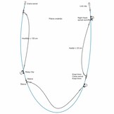 PLATVIS ONDERLIJN 3 X 20 CM RELAY CLIP #1