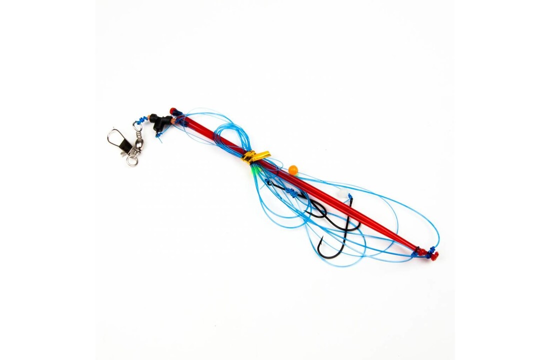 PLATVIS ONDERLIJN 2 X 15 CM KUNSTSTOF AFHOUDER + SWIVELTEE #1