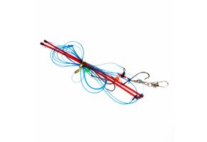 PLATVIS ONDERLIJN 2 X 15 CM KUNSTSTOF AFHOUDER + SWIVELBEAD #1