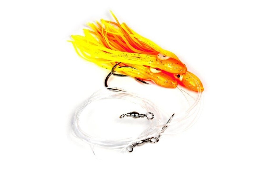 OCTOPUS LINE 12 CM YELLOW/RED #5/0 P/3