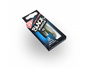 BLACK MINNOW 70 DOUBLE COMBO SHORE 3 GRAM  KAKI -GHOST MINNOW