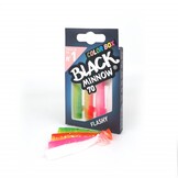 BLACK MINNOW 70 COLOR BOX FLASHY GREEN/ORANGE - PINK FLUO - WHITE