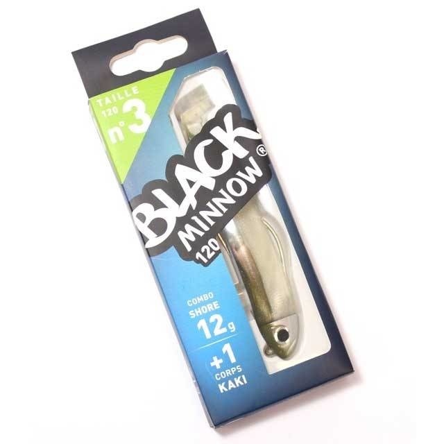 BLACK MINNOW 70 COMBO SHORE 3 GRAM KAKI + LURE BODY KAKI