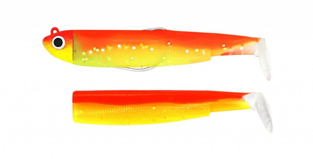 BLACK MINNOW 70 COMBO SHORE 3 GRAM ORANGE/YELLOW + LURE BODY ORANGE/YELLOW