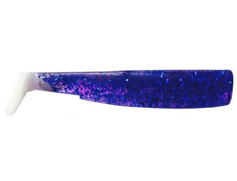 BLACK MINNOW 120 3 LURES BODIES ELECTRIC BLUE