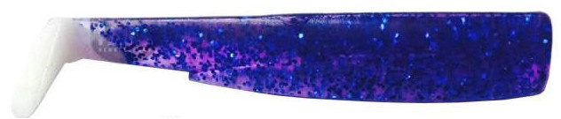 BLACK MINNOW 120 3 LURES BODIES ELECTRIC BLUE