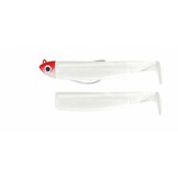 BLACK MINNOW 120 COMBO SHORE 12 GRAM WHITE + LURE BODY WHITE JIGHEAD RED