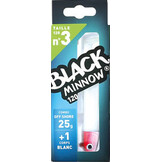 BLACK MINNOW 70 COMBO OFF SHORE 6 GRAM WHITE + LURE BODY WHITE JIGHEAD RED