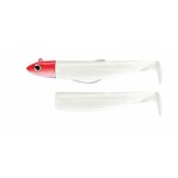 BLACK MINNOW 70 COMBO OFF SHORE 6 GRAM WHITE + LURE BODY WHITE JIGHEAD RED