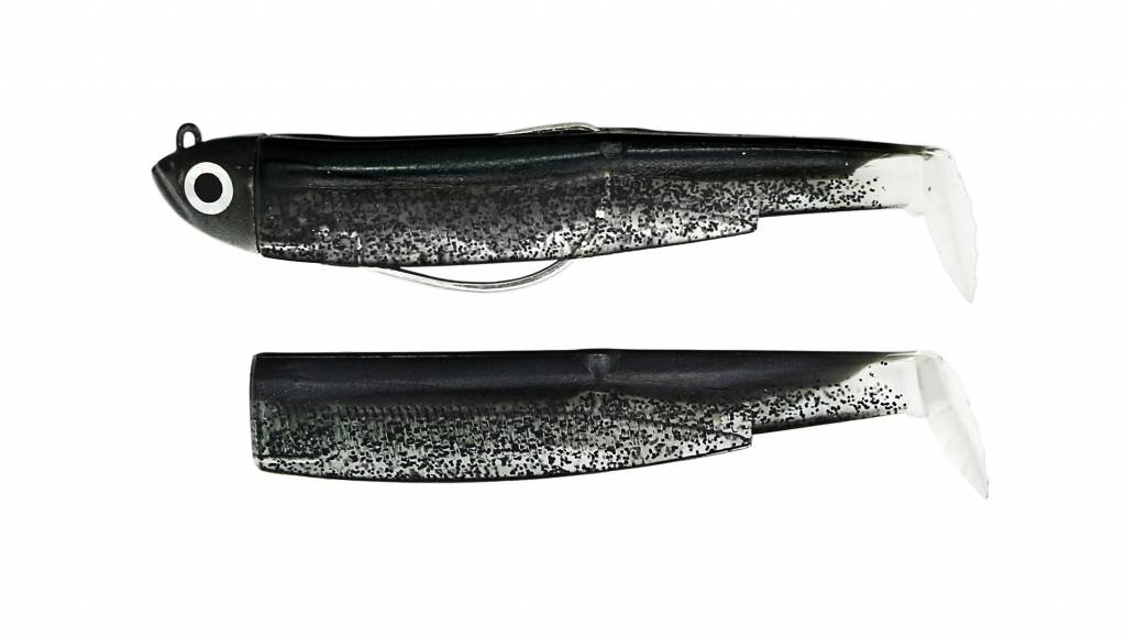 BLACK MINNOW 90 COMBO SHORE 5 GRAM BLACK + LURE BODY BLACK