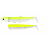 BLACK MINNOW 120 COMBO OFF SHORE 25 GRAM YELLOW FLUO/WHITE- LURE BODIE YELLOW FLUO