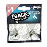 BLACK MINNOW 70 JIGHEAD KAKI OFF SHORE 6 GRAM