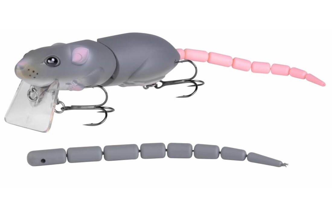 BBZ1 RAT BABY 30 8.3 CM FLOATING GREY GHOST 16 GRAM #3