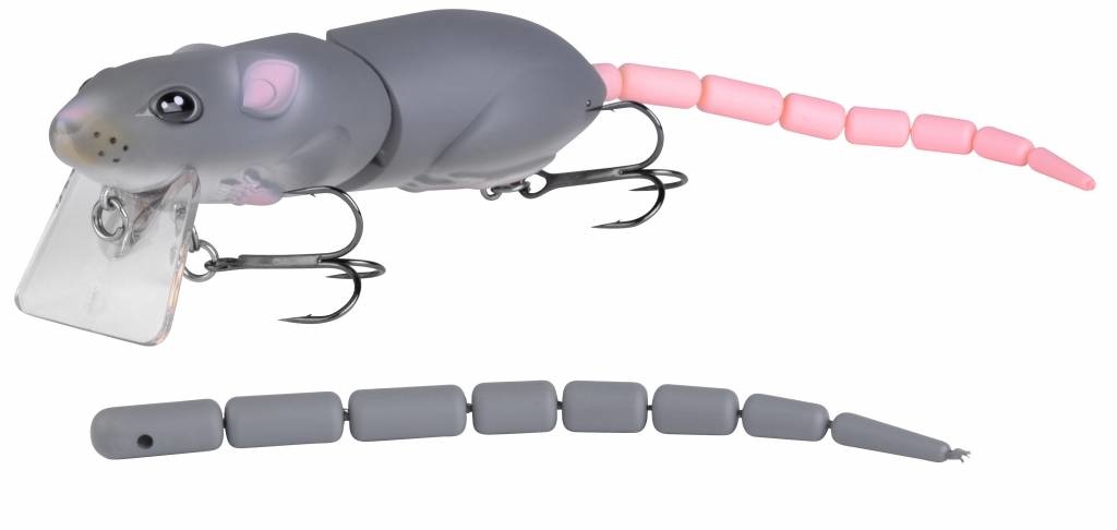 BBZ1 RAT BABY 30 8.3 CM FLOATING GREY GHOST 16 GRAM #3