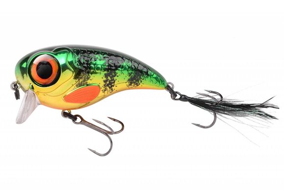 FAT IRIS 6 CM CHROME PERCH SLOW FLOATING 17 GRAM