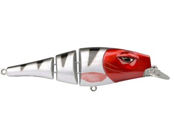 PIKEFIGHTER TRIPLEJOINTED LL JUNIOR 11 CM SILVER REDHEAD 25 GRAM