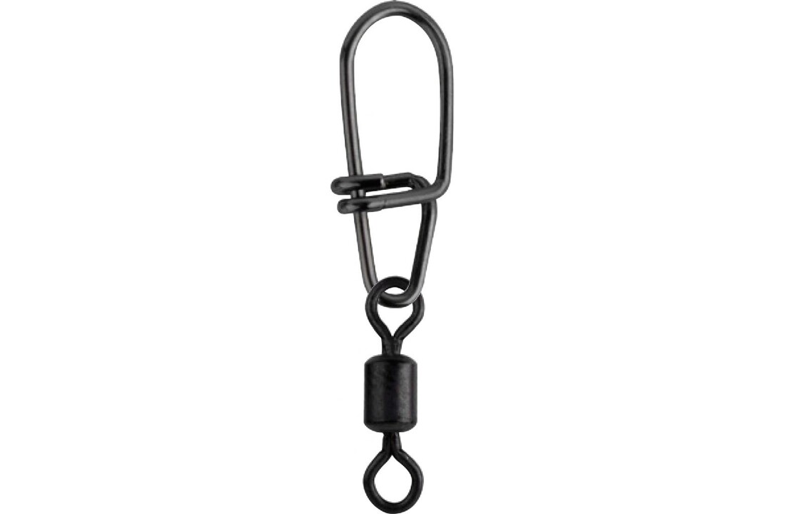 MATT BLACK SECURE SNAP + ROLLING SWIVEL #2+7 P/5
