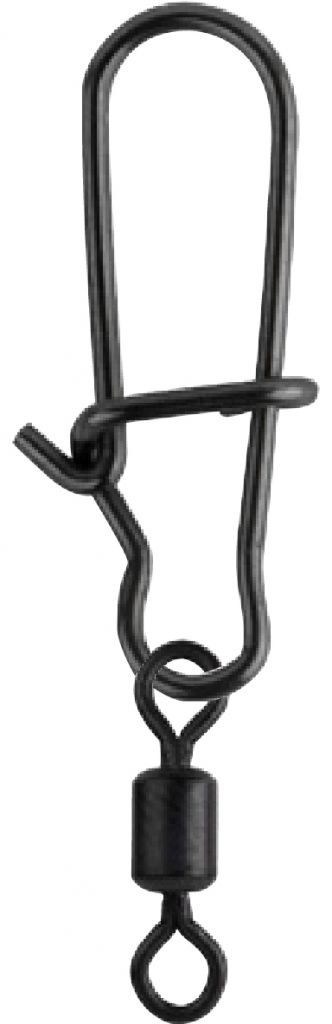 MATT BLACK EASY SNAP + ROLLING SWIVEL #3+5 P/10