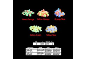 GLOW STICK MINI GEEL/ORANJE 4 X 6MM P/20