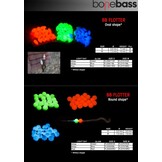 FLOAT OVAL SHAPE RED 7.3MM X 15MM